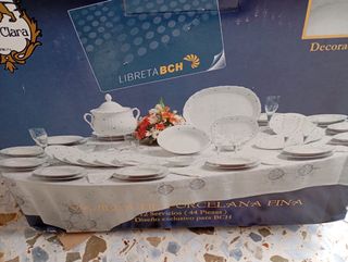 Vajilla Santa Clara 44 piezas Porcelana