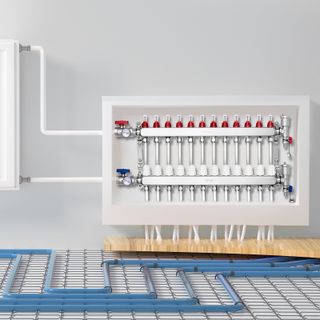 Collettore di Riscaldamento Radiante a 12 Rami