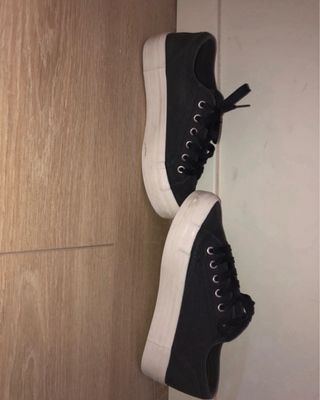 Zapatillas mujer azul y blanco