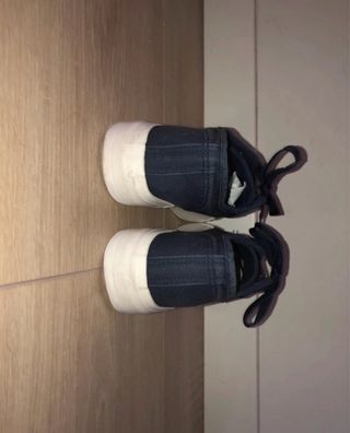 Zapatillas mujer azul y blanco