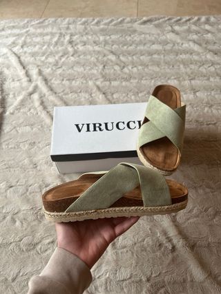Sandalias Virucci talla 39 nuevas con caja