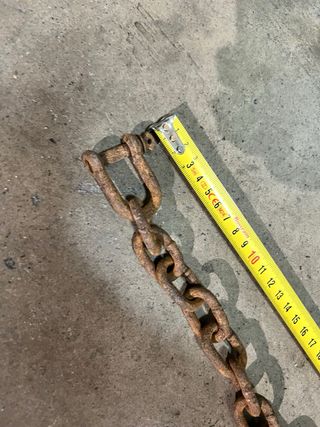 Cadena de acero 8mm resistente