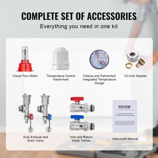 Collettore di Riscaldamento Radiante a 7 Rami