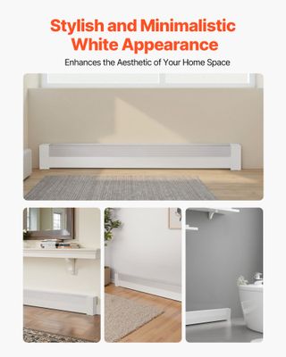 Copritermosifone Profilo Angolare per Battiscopa