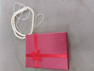 Collana vera perla bianca