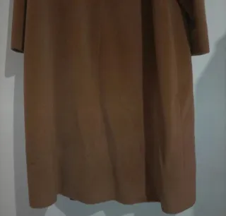 Cappotto lana vergine cammello vintage