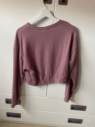 Jersey/Sudadera Zara rosa palo.