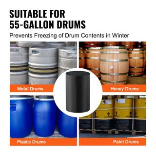 Coperta Riscaldante a Tamburo Metallico 208L 1300W