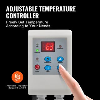 Coperta Riscaldante a Tamburo Metallico 208L 1300W