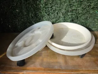 Base para macetas con ruedas
