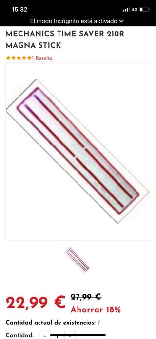 Bandejas magnéticas y stick magnético