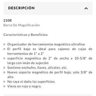 Bandejas magnéticas y stick magnético