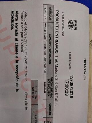 TREK MADONE SL 6 GEN 8 TALLA L (CARBONO)