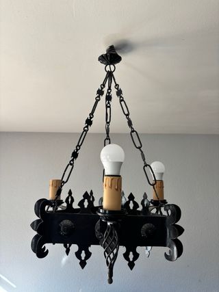 2 Lámparas de forja