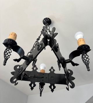 2 Lámparas de forja