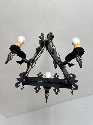 2 Lámparas de forja