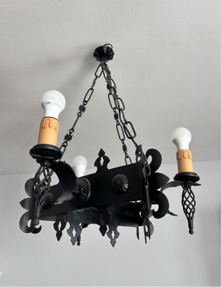 2 Lámparas de forja