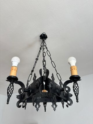 2 Lámparas de forja