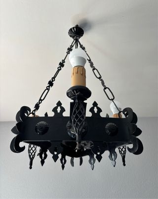 2 Lámparas de forja