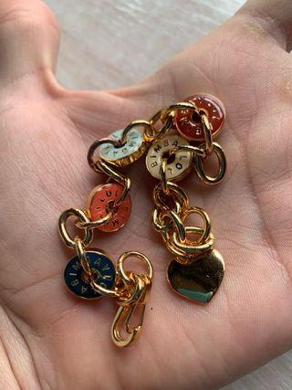 Pulsera Pandora Multicolor Dorada