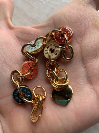 Pulsera Pandora Multicolor Dorada