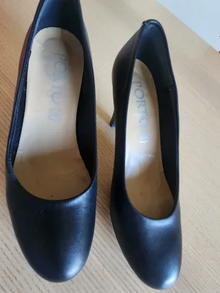 Zapatos de tacón negros Porto