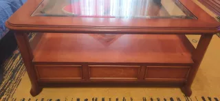 Mesa de centro madera de cerezo maciza