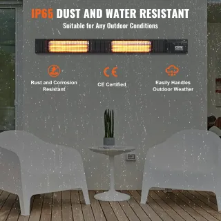 Riscaldatore a Infrarossi 3000W Elettrico IP65