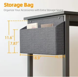 Mesa de esquina BERXEVUE L-shape