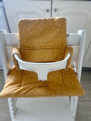 Funda Trona Stokke Amarillo Lunares