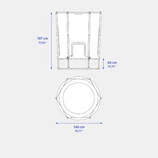 Cama Elástica 140 Interior Red Seguridad