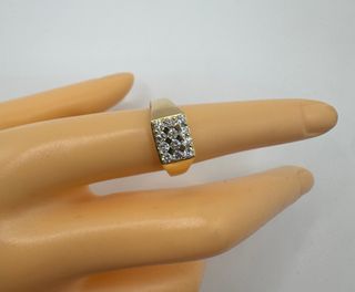 Anillo Oro 18kt Diamantes