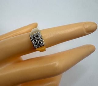 Anillo Oro 18kt Diamantes