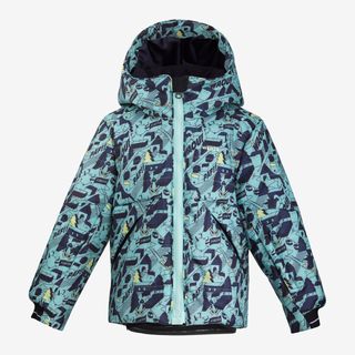 Chaqueta de esquí acolchada con cremallera fácil Niños,
