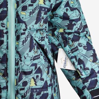 Chaqueta de esquí acolchada con cremallera fácil Niños,