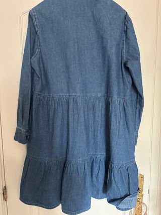 Vestido vaquero Mango manga larga