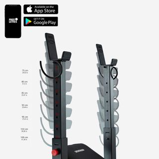 Banco musculación con rack plegable Corength