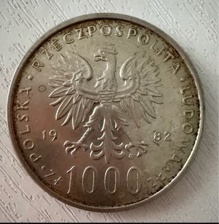 Moneda Plata Polonia Papa Juan Pablo II
