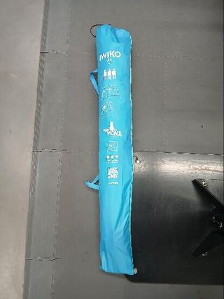 Sombrilla Playa Refugio Iwiko 180 Azul Amarillo UPF 50+ 3