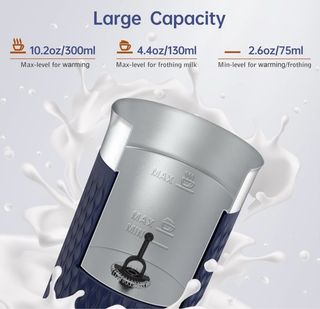 Espumador de Leche Morpilot 4 en 1 Azul