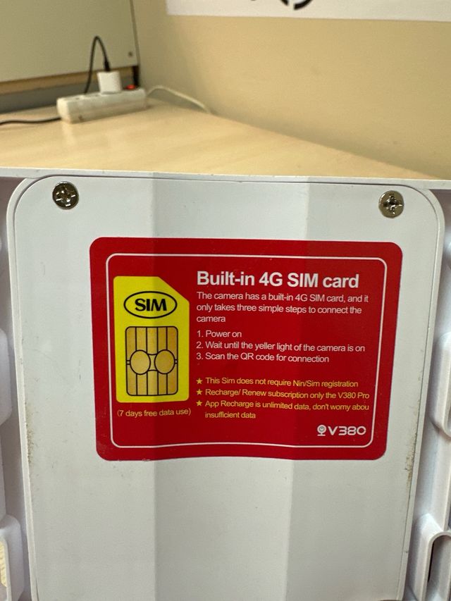 Cámara Vigilancia Exterior Xega 4G LTE 416MC