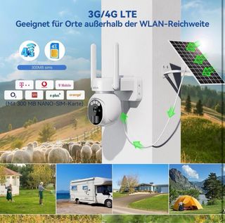 Cámara Vigilancia Exterior Xega 4G LTE 416MC