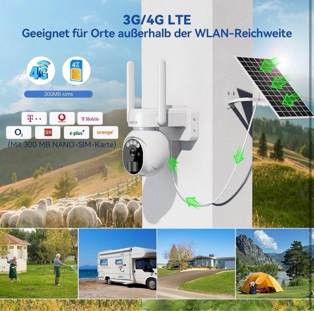 Cámara Vigilancia Exterior Xega 4G LTE 416MC