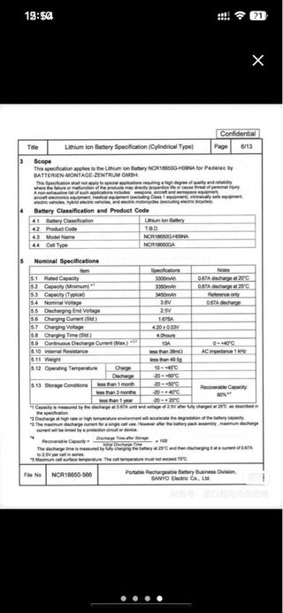 10 baterias panasonic NCR18650GA verde