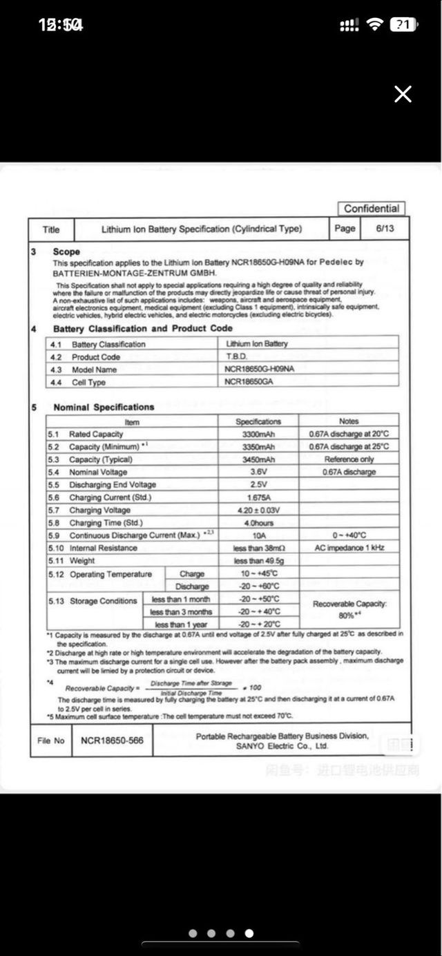 10 baterias panasonic NCR18650GA verde