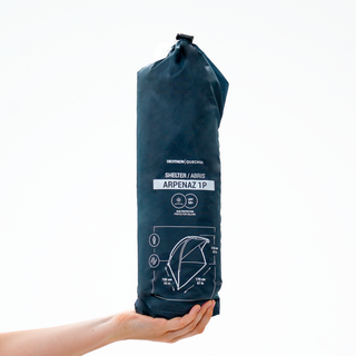 Refugio de camping con varillas 1 persona Arpenaz