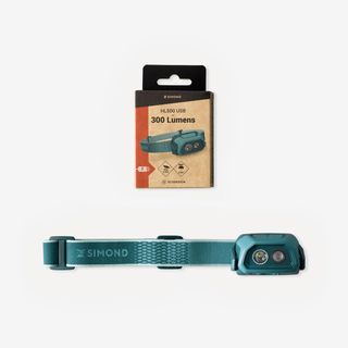 Linterna frontal de montaña y trekking recargable  300