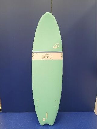 Tabla Surf Turquesa Espuma 6’6 Swallow Tail 55 l