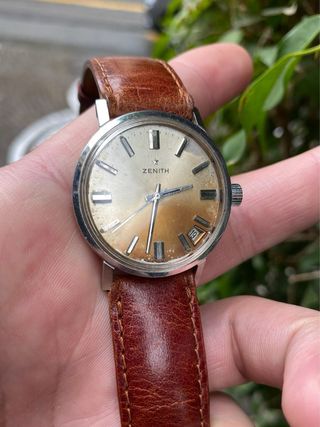 Orologio Zenith Vintage Pelle Marrone