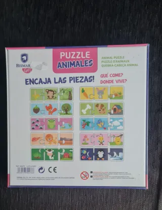 Puzzle Bismark Animales 10x3 Piezas